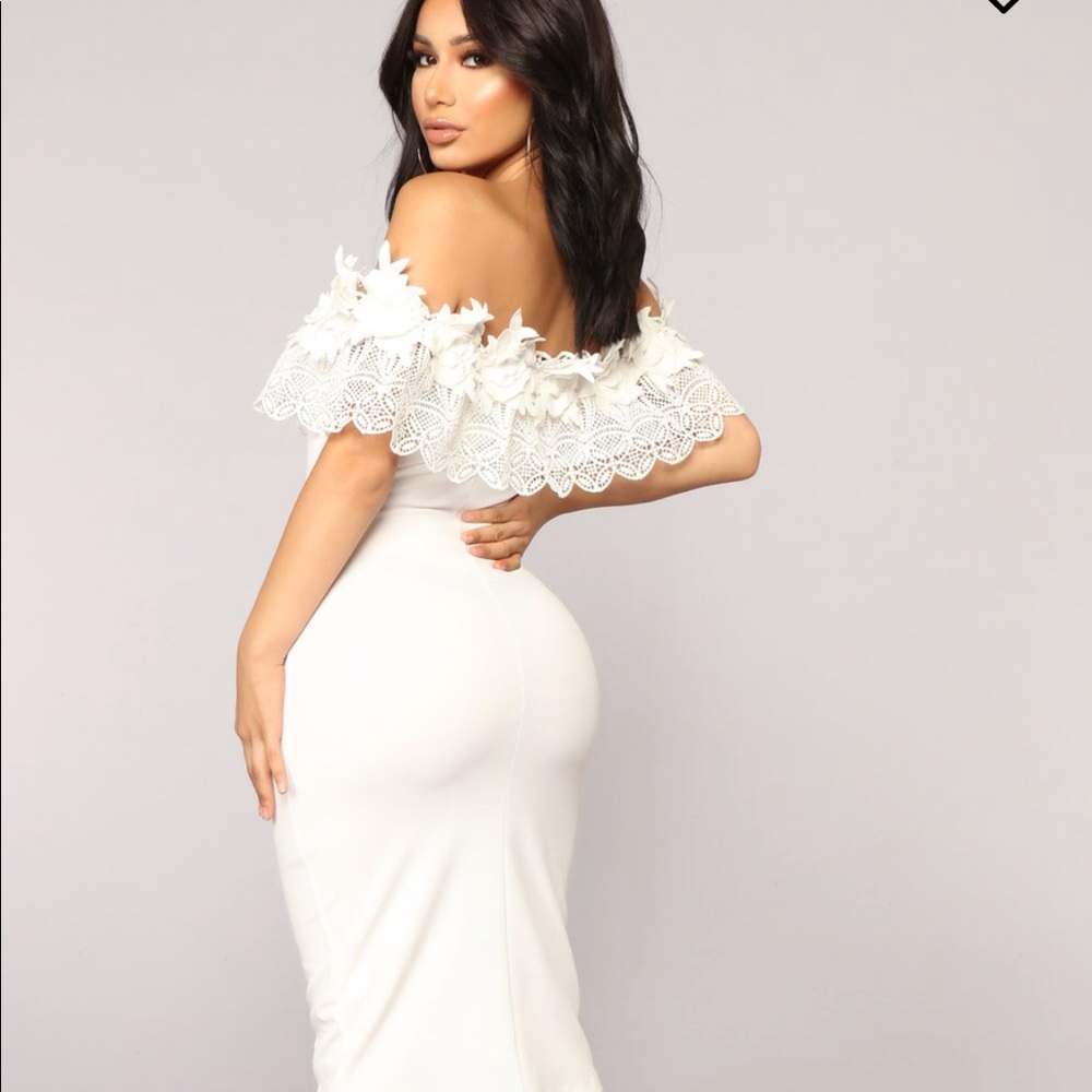 White bridal shower dress!